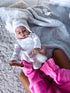 White, classic bodysuit for children